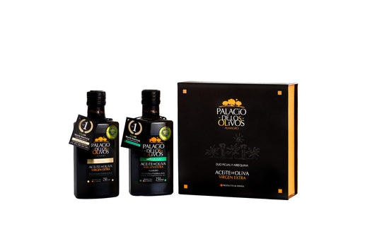 PALACIO DE LOS OLIVOS 250 ml DUO gift - Picual and Arbequina
